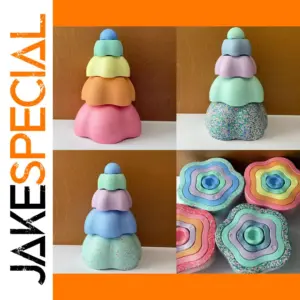 Colorful Foam Balance Stones for Kids