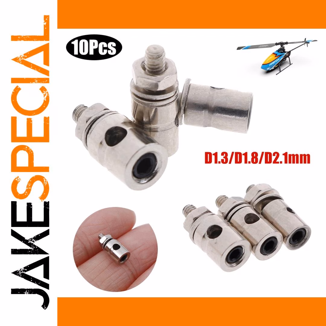 RC Metal Pushrod Connectors Set (10 Pieces) 1 RC Metal Pushrod Connectors Set (10 Pieces)