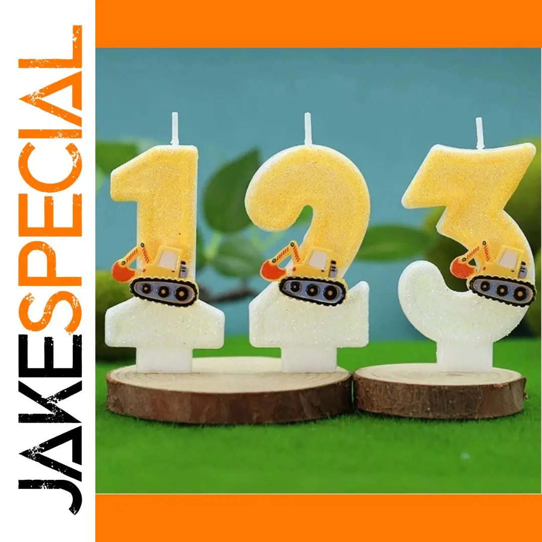 Digital Number Candle Set for Celebrations 1 Digital Number Candle Set for Celebrations