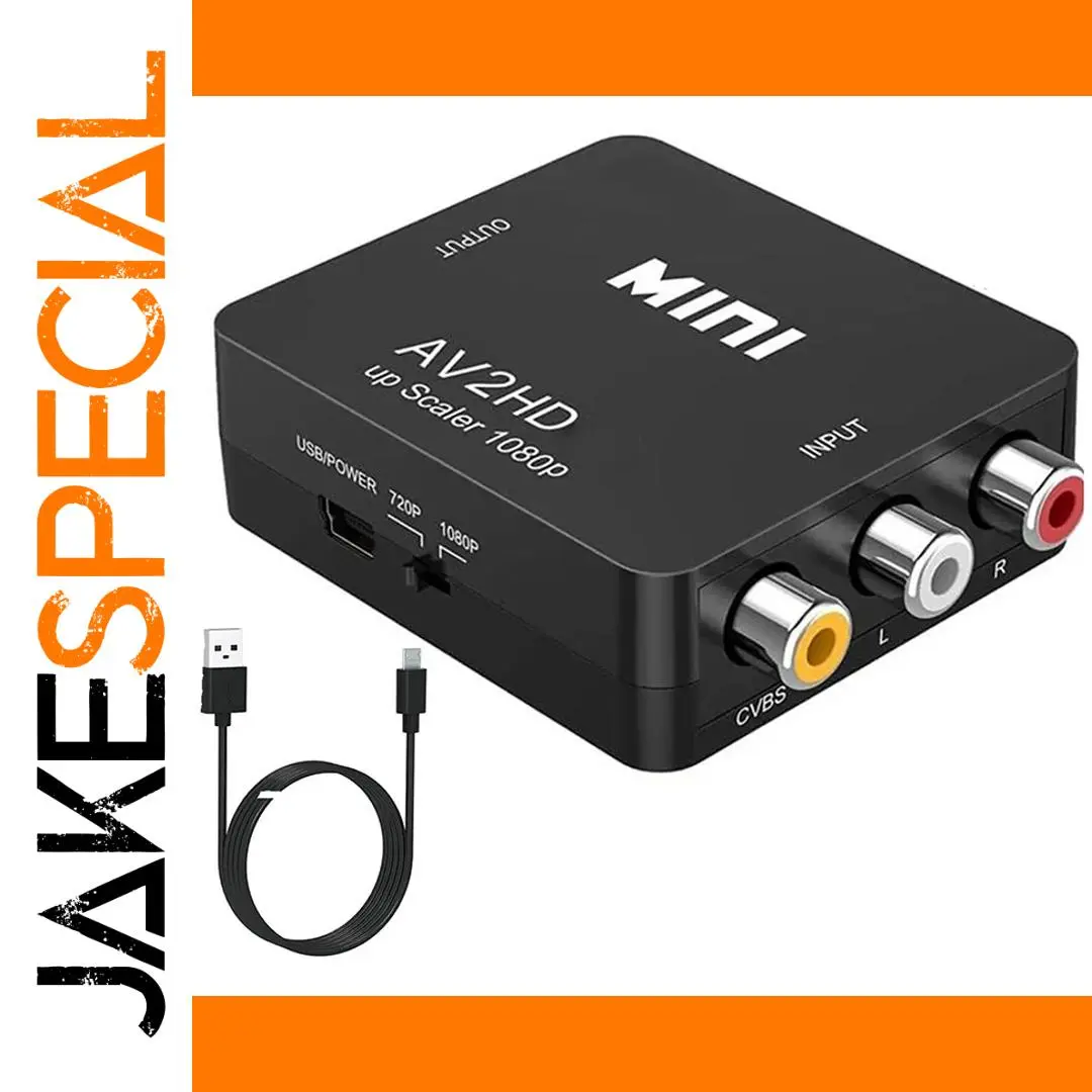 Mini AV to HDMI Converter for HD Display 1 Mini AV to HDMI Converter for HD Display