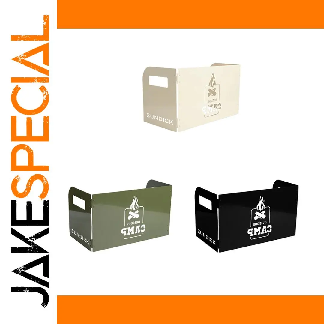 Outdoor Folding Stove Windshield 42x21.9x25cm 1 Outdoor Folding Stove Windshield 42x21.9x25cm