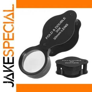 30X Folding Jewelry Loupe with Built-in Light