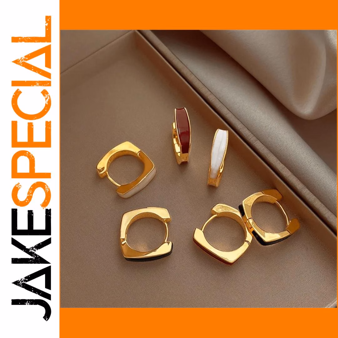 U-Shaped Geometric Hoop Earrings for Women 1 U-Shaped Geometric Hoop Earrings for Women