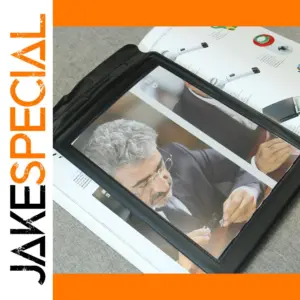 Black Handheld Magnifying Glass 3.5X, 195mm