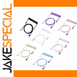 3M Coiled USB-C Cable for Mechanical Keyboards
