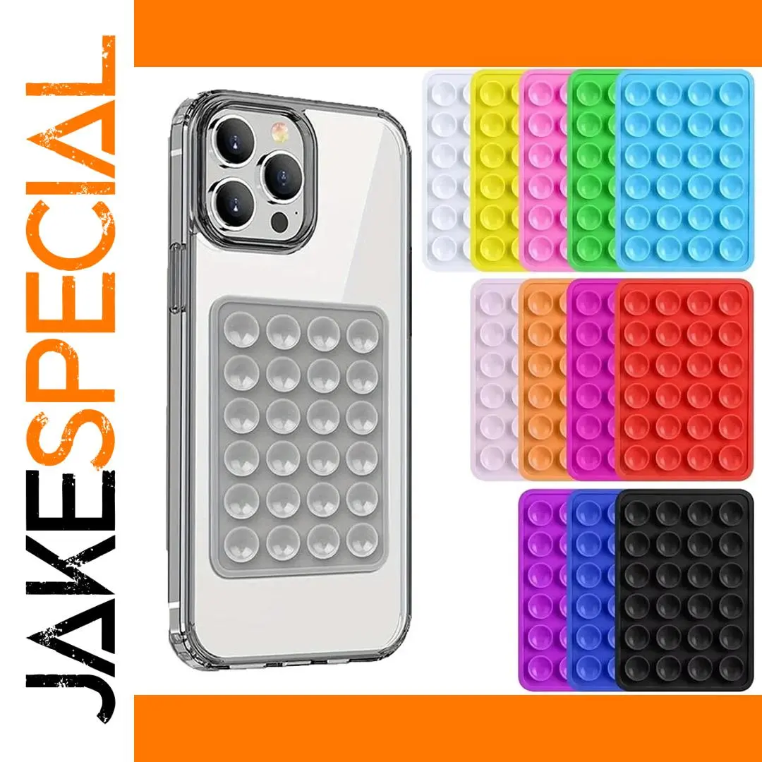 Transparent Silicone Phone Holder with Suction Pad 1 Transparent Silicone Phone Holder with Suction Pad