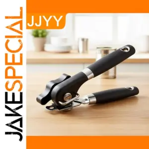 Modern Black Stainless Steel Can Opener