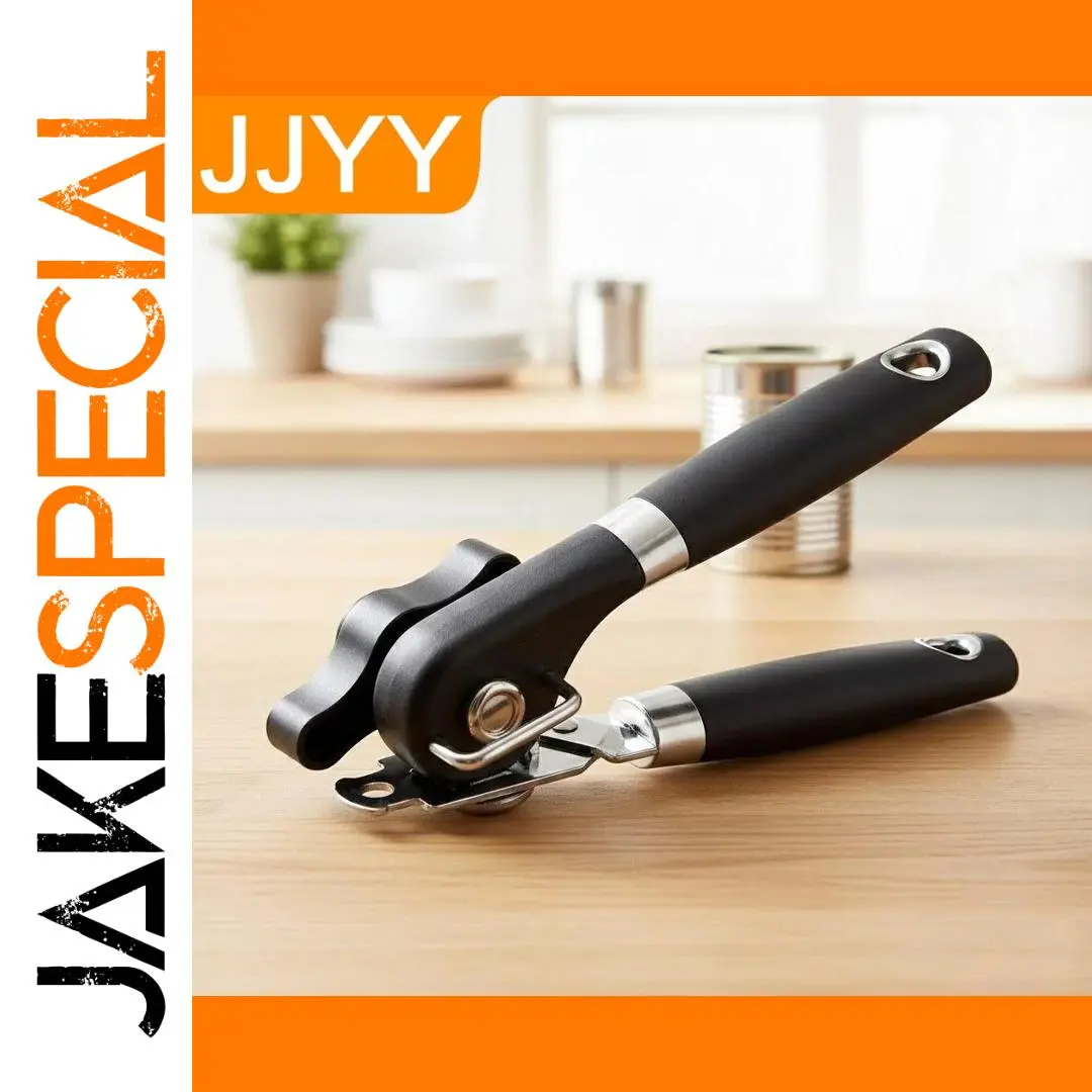Modern Black Stainless Steel Can Opener 1 Modern Black Stainless Steel Can Opener