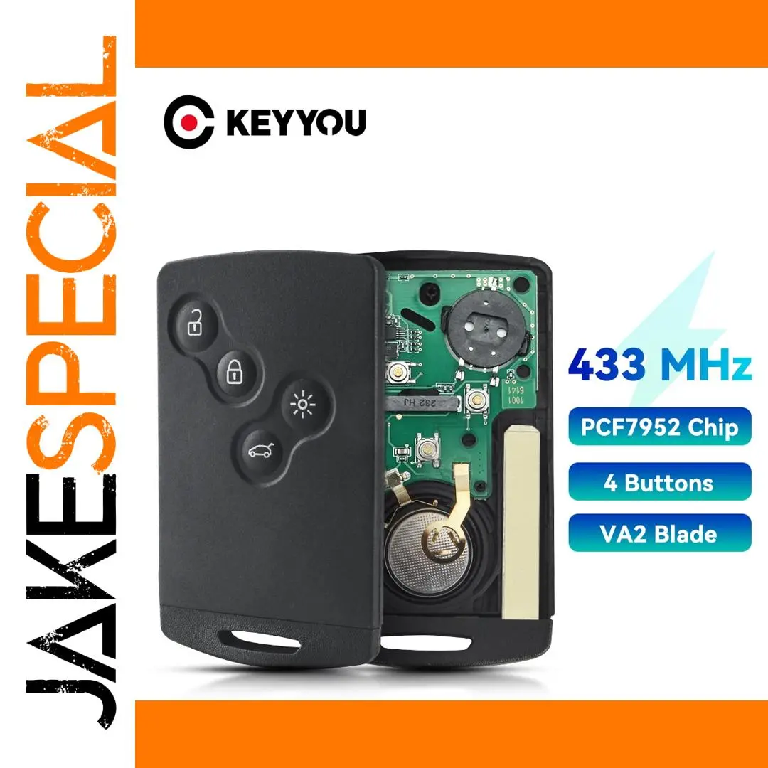 Renault Laguna, Scenic, Megane Remote Key 1 Renault Laguna, Scenic, Megane Remote Key