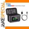 Dual-Channel Insta360 X4 Air Battery Charger with LCD
