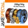 Metallic Silk PLA Filament for 3D Printing