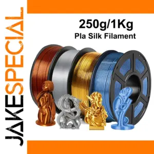 Metallic Silk PLA Filament for 3D Printing