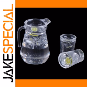 Miniature Resin Drinkware Set for Dollhouses