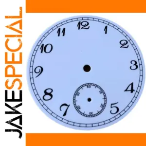 Enamel Watch Dial for ETA 6498, 38.9mm