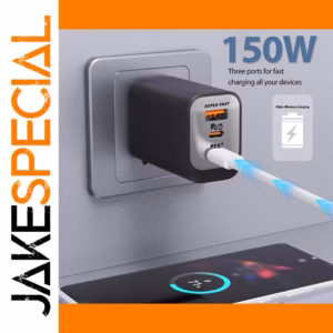 150W USB-C Travel Charger with Multiple Ports