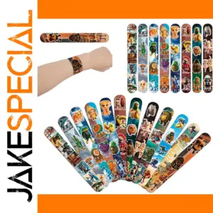 Colorful PVC Slap Bracelets for Kids