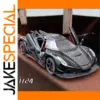1:24 Scale Diecast Supercar Model with Lights