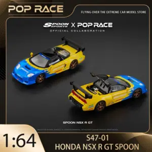 Honda NSX R GT Spoon Diecast Model 1:64 Scale