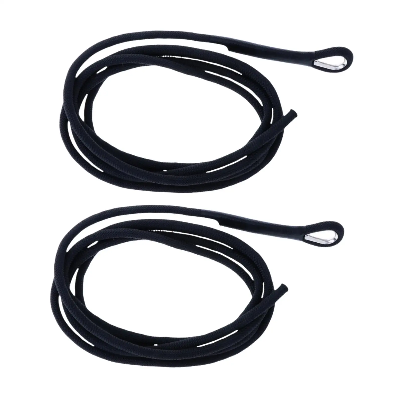 Black Pilates Reformer Pull Ropes Set (260cm, 1cm) 10 Black Pilates Reformer Pull Ropes Set (260cm, 1cm) - Image 10