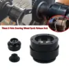 Black Quick Release Hub for Racing Simulators