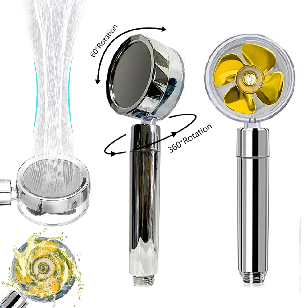 360° Adjustable Turbo Showerhead in Chrome 3 360° Adjustable Turbo Showerhead in Chrome - Image 3