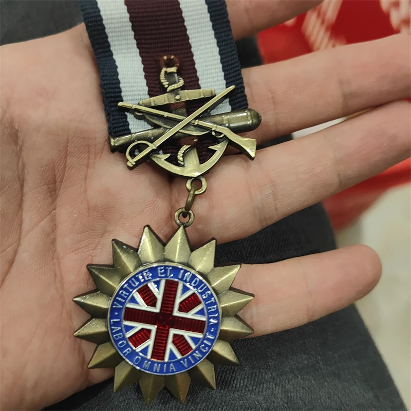 British Regimental Defense Badge with UK Flag 3 British Regimental Defense Badge with UK Flag - Image 3