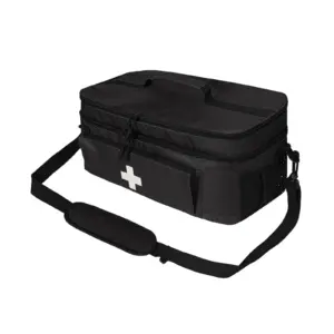 Red First Aid Storage Bag with Multiple Compartments 17 A28d429bdcec046e58cbecccf2b4ff6913