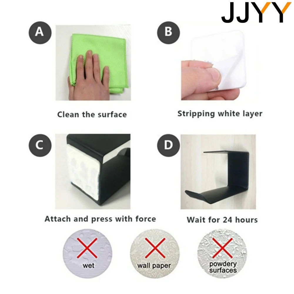 Acrylic Headphone Mount Holder Black 5 Acrylic Headphone Mount Holder Black - Image 5