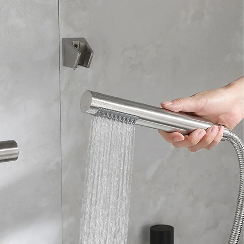 Stainless Steel Handheld Shower Head 2 Stainless Steel Handheld Shower Head - Image 2