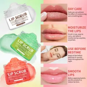 Fruit-Flavored Lip Scrub Set 50g 14 A86bfacb6be284b0981b8fd1a2ddee3afC