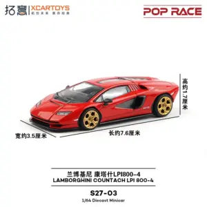 Red Lamborghini Countach LPI800-4 Diecast Model 8 Aa0853b3ee6114700b7adf40638d410f6H