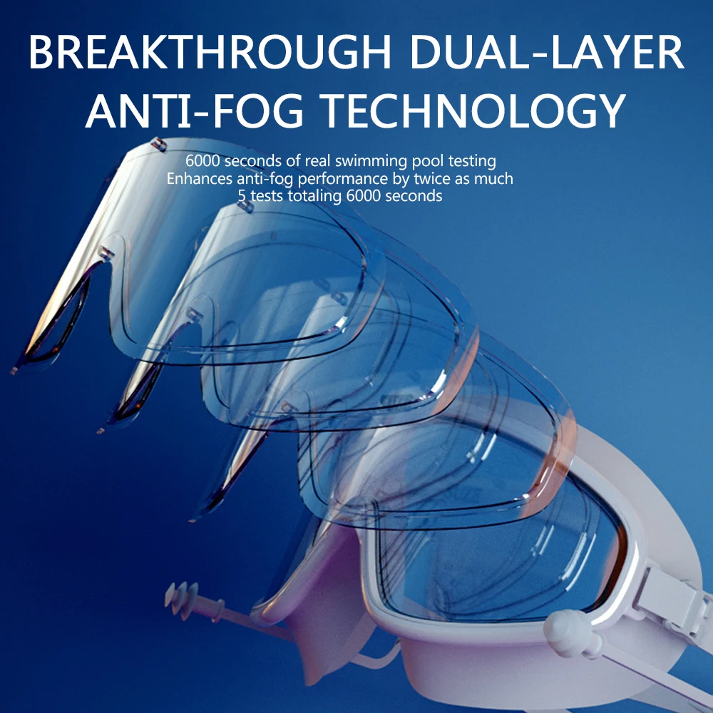 Large Frame Professional Swim Goggles for Adults 6 Large Frame Professional Swim Goggles for Adults - Image 6