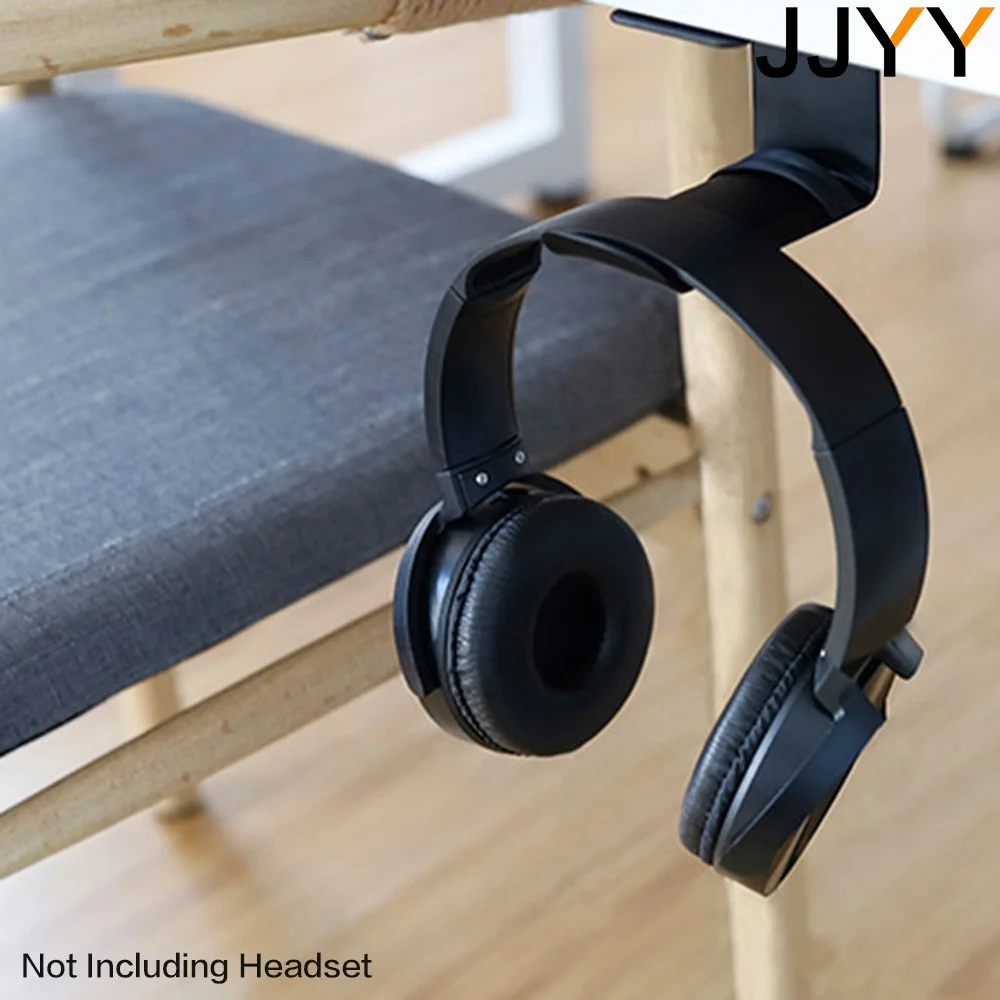 Acrylic Headphone Mount Holder Black 4 Acrylic Headphone Mount Holder Black - Image 4