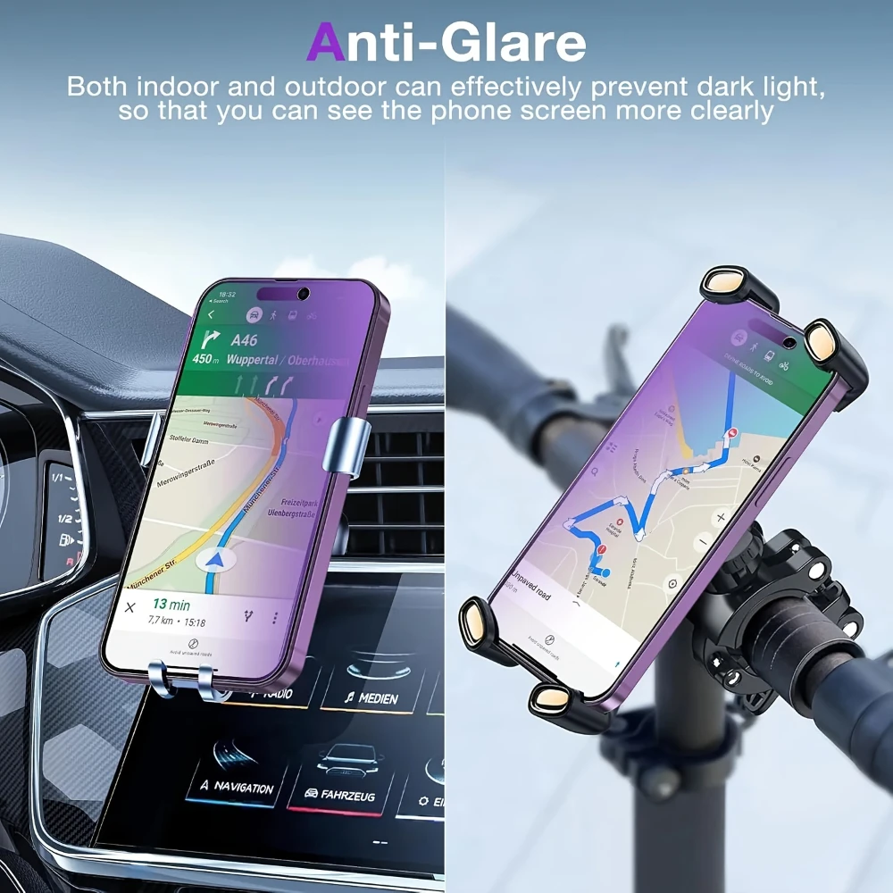 Purple Privacy Screen Protector Set for iPhone Models 5 Purple Privacy Screen Protector Set for iPhone Models - Image 5