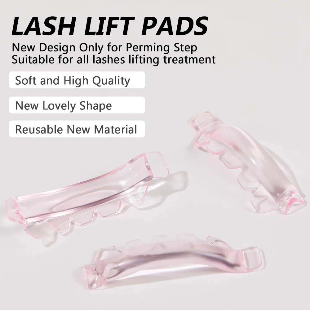 Silicone Lash Lift Pads Set for Eyelash Curling 2 Silicone Lash Lift Pads Set for Eyelash Curling - Image 2