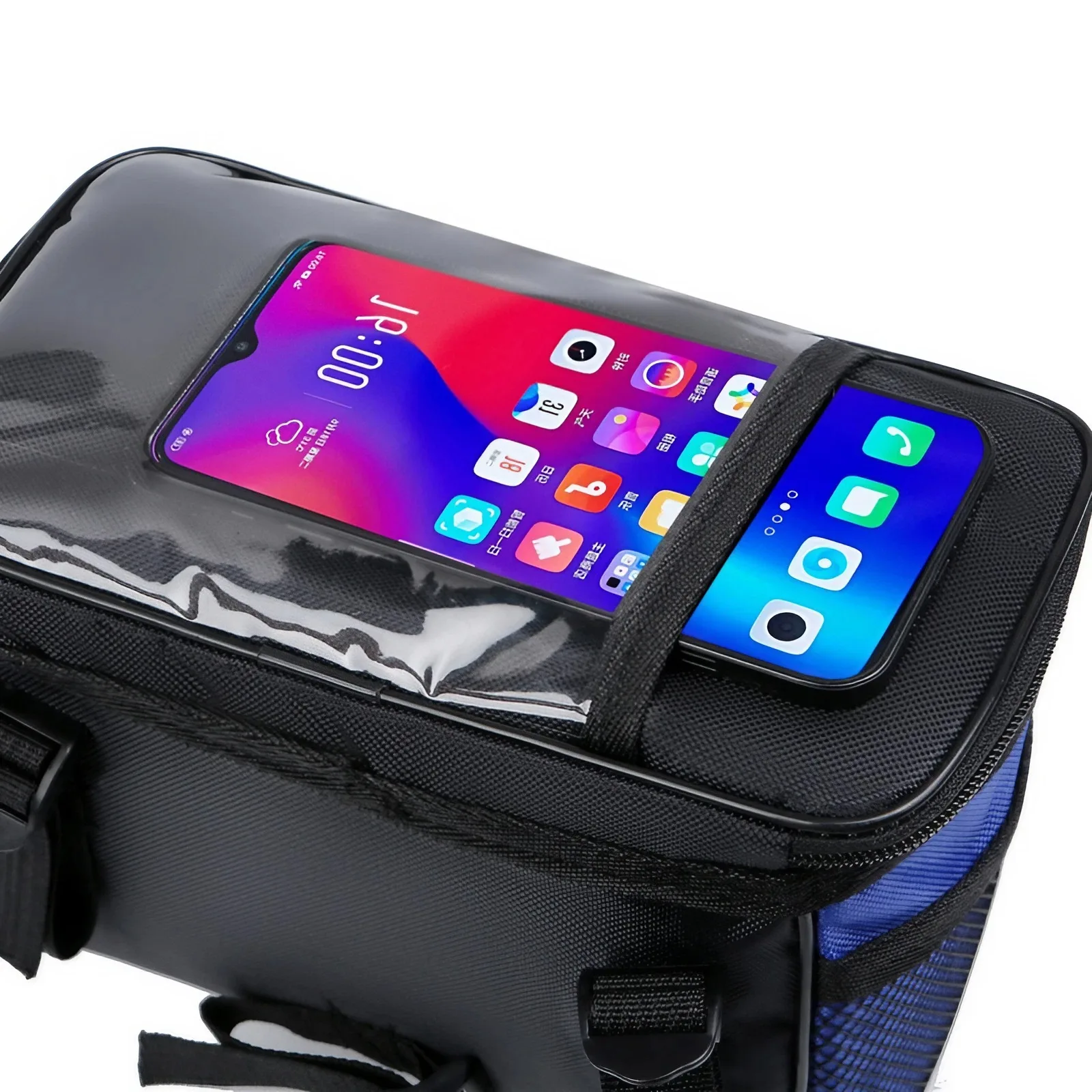 Large Waterproof Bike Handle Bag with Smartphone Pocket 6 Large Waterproof Bike Handle Bag with Smartphone Pocket - Image 6