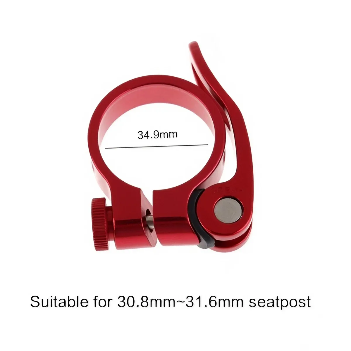 Lightweight Aluminum Bike Clamp 34.9mm 2 Lightweight Aluminum Bike Clamp 34.9mm - Image 2
