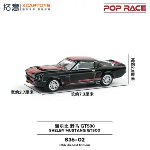 Ford Shelby Mustang GT500 Diecast Model 1:64 Scale 8 Afba565394237475992e9180108f429b3W