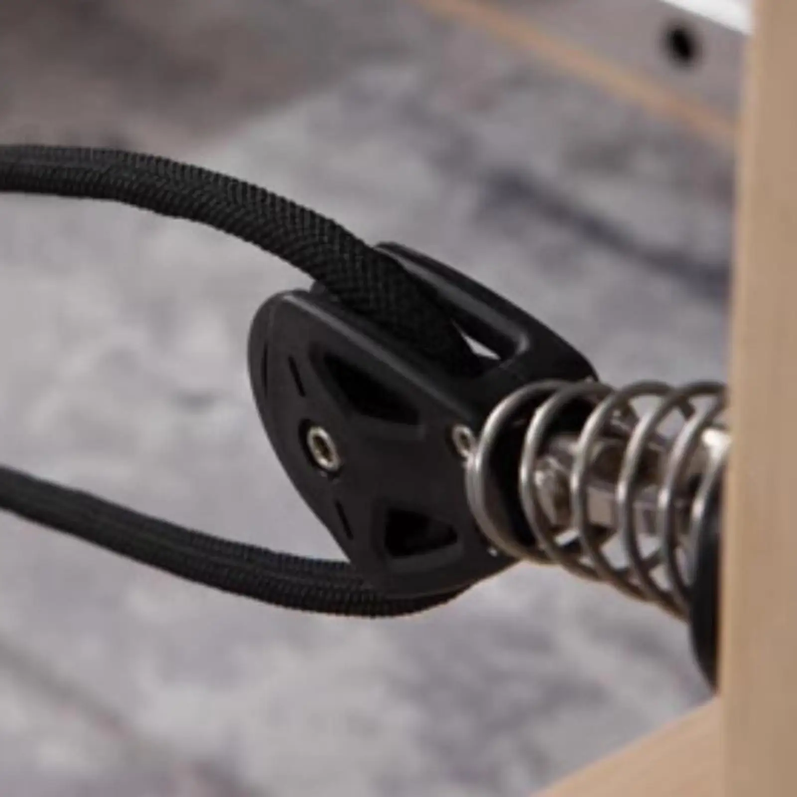 Black Pilates Reformer Pull Ropes Set (260cm, 1cm) 4 Black Pilates Reformer Pull Ropes Set (260cm, 1cm) - Image 4