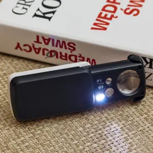 Portable LED Magnifier with 30X-90X Zoom 10 H0401da37f405442d970fa6e30257db58V