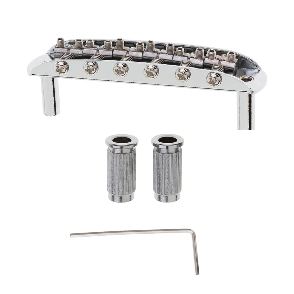 Zinc Alloy Guitar Saddle Bridge for Fender Styles 5 Zinc Alloy Guitar Saddle Bridge for Fender Styles - Image 5