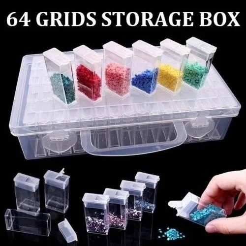 Clear Plastic Storage Box with Multiple Compartments 8 Clear Plastic Storage Box with Multiple Compartments - Image 8