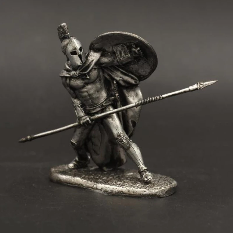 Spartan King Leonidas Tin Figurine 60mm 3 Spartan King Leonidas Tin Figurine 60mm - Image 3