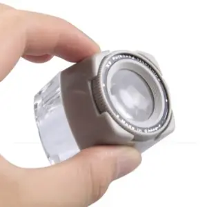 Vintage Desktop Magnifying Glass with 8X Zoom 8 H2c3ed89f184047a5accfd753790319fe9