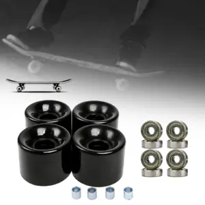 Vibrant 60mm Skateboard Wheels Set 12 H2c9e990dc6904fd3a376ae2251a26064q