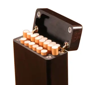 Elegant Black Rosewood Cigarette Case 15 H33781433407b4c94875fadd9de3fceaaD