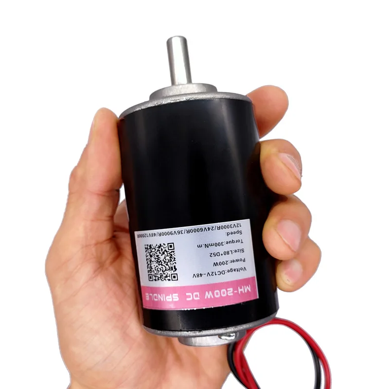 High-Speed CNC Spindle Motor 200W 12-48V 6 High-Speed CNC Spindle Motor 200W 12-48V - Image 6