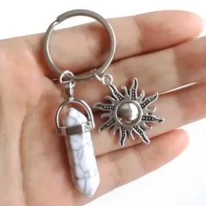 Celestial Sun and Moon Hexagonal Keychain 19 H36ad949c76b04b79b23e452b0af8e175y