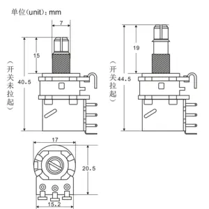 High-Quality Metal Push-Pull Guitar Potentiometers 14 H4c15f169b7c44a9685dd046e3bf8abc0T