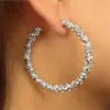 Vintage Women's Crystallized Geometric Earrings